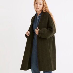 MADEWELL NWT Glenridge Shawl Collar Sweater Coat Size M